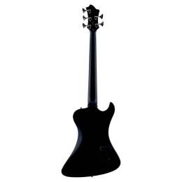 Bajo zurdo cinco cuerdas Hagstrom Nekromant 5 Black Left Handed