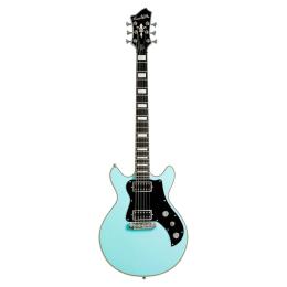 Guitarra eléctrica Hagstrom Megin Aged Blue Sky