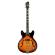 Guitarra barítona semihollow Hagstrom Tremar Viking Deluxe Baritone Tobacco Sunburst