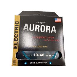 Cuerdas guitarra eléctrica Aurora Electric Aqua 10-46