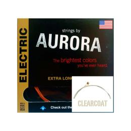 Cuerdas guitarra eléctrica Aurora Electric Clearcoat 10-46