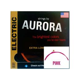 Cuerdas guitarra eléctrica Aurora Electric Pink 10-46