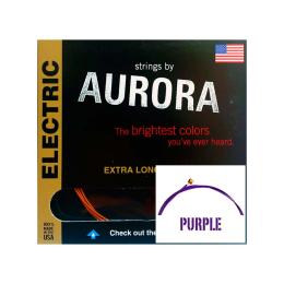Cuerdas guitarra eléctrica Aurora Electric Purple 10-52