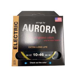 Cuerdas guitarra eléctrica Aurora Electric Yellow 10-46