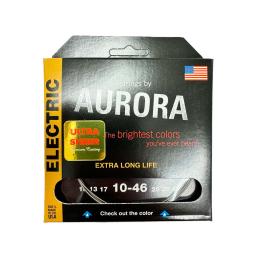 Cuerdas guitarra eléctrica Aurora Electric Ultra-Sheer 10-46 Clearcoat