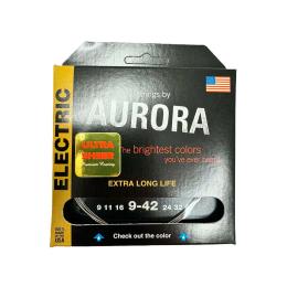 Cuerdas guitarra eléctrica Aurora Electric Ultra-Sheer 9-42 Clearcoat