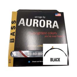 Juego de cuerdas Aurora Bass Black 40-100