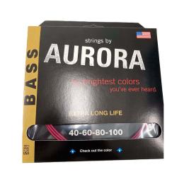 Juego de cuerdas Aurora Bass Pink 40-100