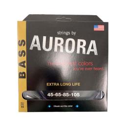 Juego de cuerdas Aurora Bass Purple 45-105