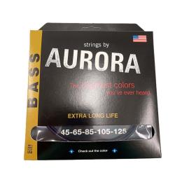 Juego de cuerdas Aurora Bass Purple 45-125