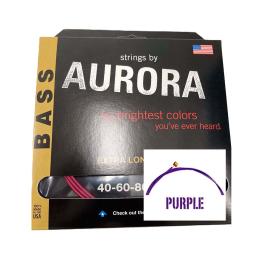 Juego de cuerdas Aurora Bass Purple 40-100