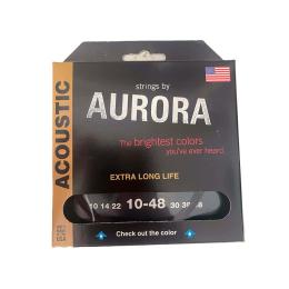 Juego de cuerdas Aurora Acoustic Black 10-48
