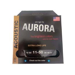 Juego de cuerdas Aurora Acoustic Black 11-50