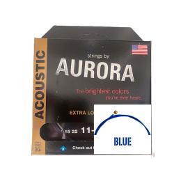 Juego de cuerdas Aurora Acoustic Blue 11-50