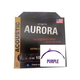 Juego de cuerdas Aurora Acoustic Purple 10-48
