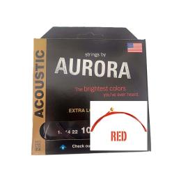 Juego de cuerdas Aurora Acoustic Red 10-48