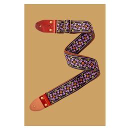 Correa para guitarra y bajo Stagg SWO-30TH Purple