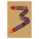 Correa para guitarra y bajo Stagg SWO-30TH Purple