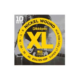 Set cuerdas guitarra eléctrica D'Addario EXL125-10P
