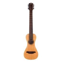 Guitarra acústica Bromo BAR3E de viaje