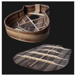 Guitarra electroacústica Bromo BAR4GCE