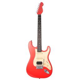 Guitarra eléctrica Mooer MSC10 Elite Fiesta Red