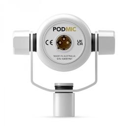 Micrófono broadcast Rode PodMic White