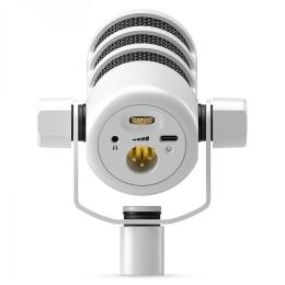Comprar micrófono para broadcast Rode PodMic USB White