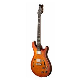 Guitarra eléctrica PRS SE Hollowbody II Piezo Vintage Sunburst