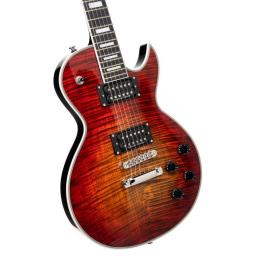 Guitarra eléctrica Cort CR 300 Deluxe Flaming Burst