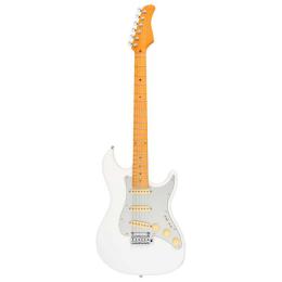 Guitarra eléctrica tipo Strato Sire Larry Carlton S7 New Gen MN White