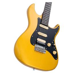 Guitarra eléctrica Sire Larry Carlton S7 HSS New Gen RW Metallic Gold