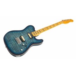 Guitarra eléctrica Sire Larry Carlton T7 FM New Gen Transparent Blue