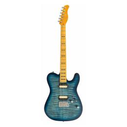 Guitarra eléctrica Sire Larry Carlton T7 FM New Gen Transparent Blue