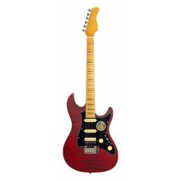 Guitarra eléctrica Sire Larry Carlton S7 FM New Gen See Through Red