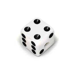 Set de botones All Parts Unmatched Dice Knobs White (2pcs)