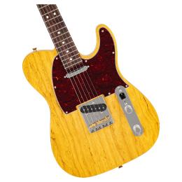 Guitarra eléctrica Fender MIJ Limited Telecaster Raw Ash RW VNT