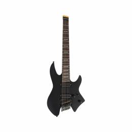 Guitarra eléctrica de 7 cuerdas Sire Larry Carlton X6 Headless 7 Black Satin