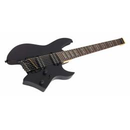 Guitarra eléctrica de 7 cuerdas Sire Larry Carlton X6 Headless 7 Black Satin