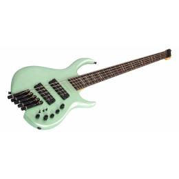 Bajo multiescala sin clavijero 5 cuerdas Sire Marcus Miller M6 Headless-5 Surf Green Metallic Satin