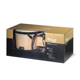 Bongo de madera Stagg BW-200-N Wood Bongo