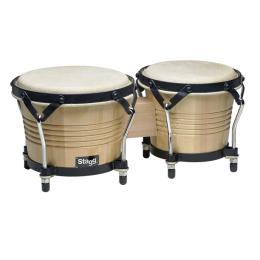 Bongo de madera Stagg BW-200-N Wood Bongo