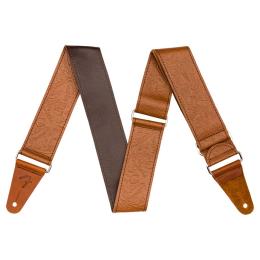 Correa para instrumento Fender Tooled Leather Guitar Strap Brown 2