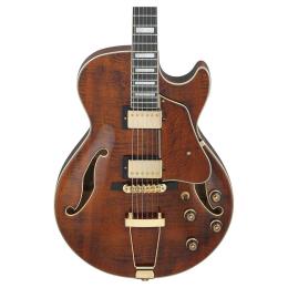 Guitarra eléctricade caja Ibanez AG95MG-DA Dark Amber