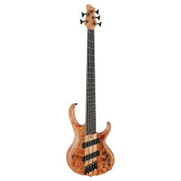 Bajo eléctrico de 5 cuerdas multiescala Ibanez BTB805MS-FNL Florid Natural Low Gloss