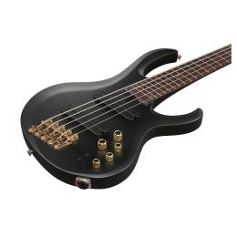 Bajo eléctrico de 5 cuerdas multiescala Ibanez BTB605LM-BKF Black Flat