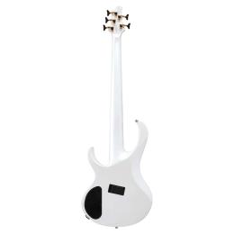 Bajo de 5 cuerdas multiescala Ibanez BTB605MLM-PWM Pearl White Matte