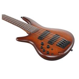 Bajo de 5 cuerdas para zurdos Ibanez SR505AL-MHL Mahogany Brown Burst Low Gloss