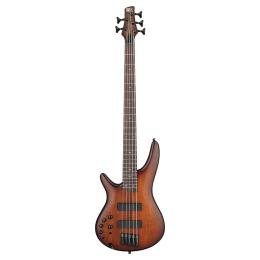 Bajo de 5 cuerdas para zurdos Ibanez SR505AL-MHL Mahogany Brown Burst Low Gloss