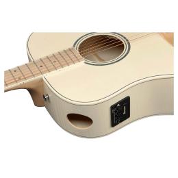 Guitarra electroacústica Ibanez AAD77M1E-OAW Open Pore Antique White